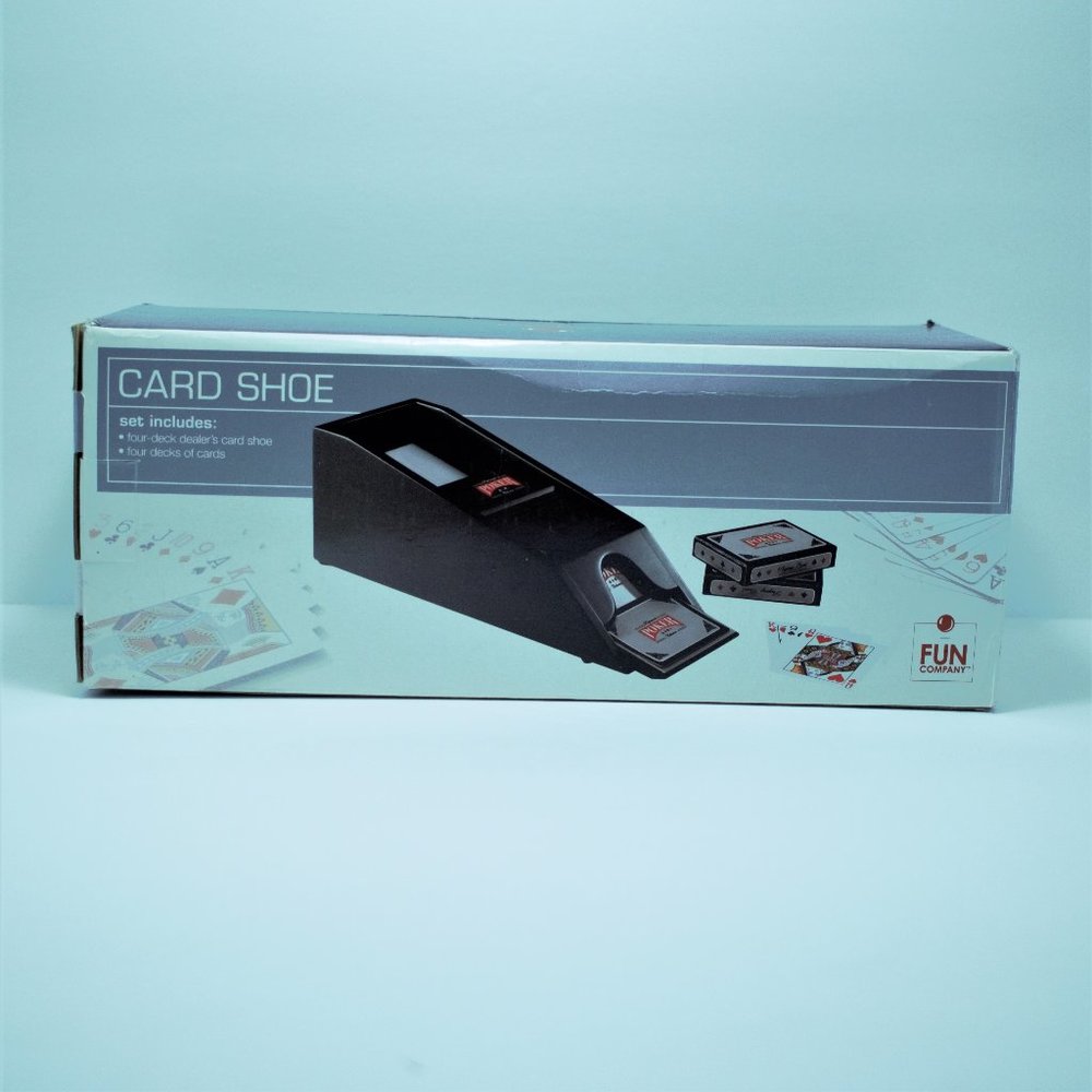 Card Shoe Black Dealer Shoe Casino Poker